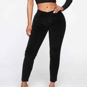 Black Corduroy Pants NWOT